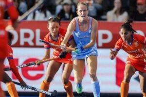 India Suffers First Defeat at Women’s Hockey World Cup in 2-0 Loss to Netherlands