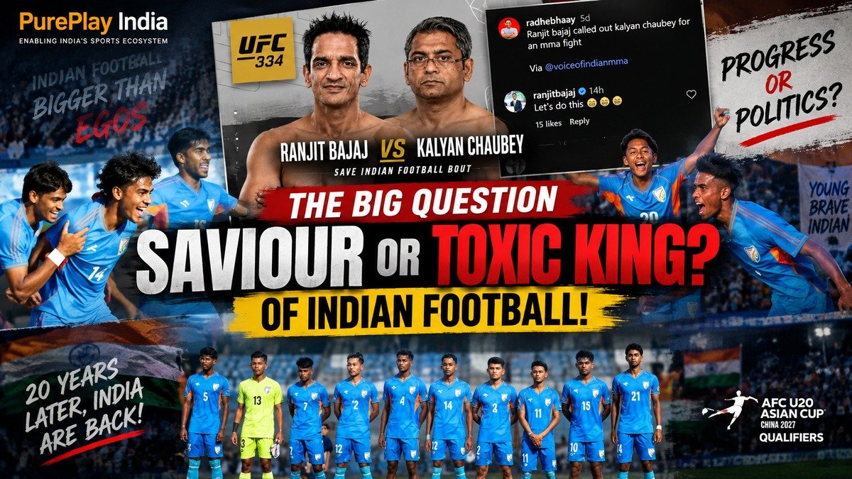 Ranjit Bajaj vs Kalyan Chaubey Indian football debate with India U20 players