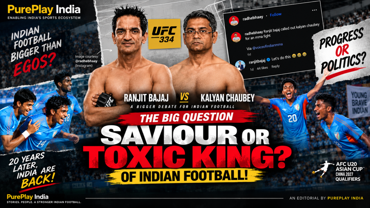 Ranjit Bajaj vs Kalyan Chaubey Indian football debate with India U20 players