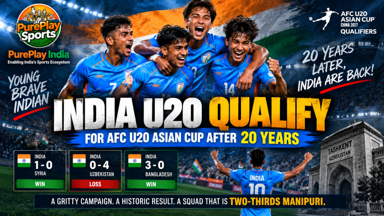 India U20 football team qualify for AFC U20 Asian Cup 2027 after 20 years