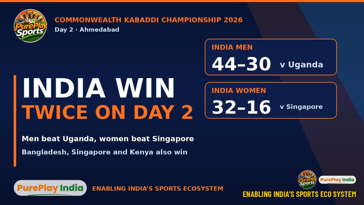 India men and women kabaddi teams win on Day 2 of the Commonwealth Kabaddi Championship 2026 in Ahmedabad