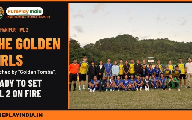 Golden Girls of YWC Manipur with PurePlay India’s team of former India internationals, ready for IWL 2