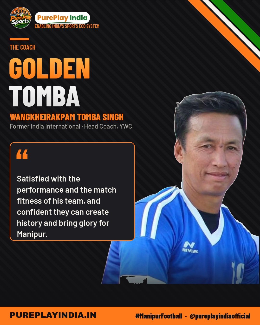 YWC Manipur head coach Wangkheirakpam Tomba Singh